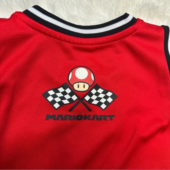 Mario Kart Tank Top Red/Black/White Size 6 - Picture 11 of 16
